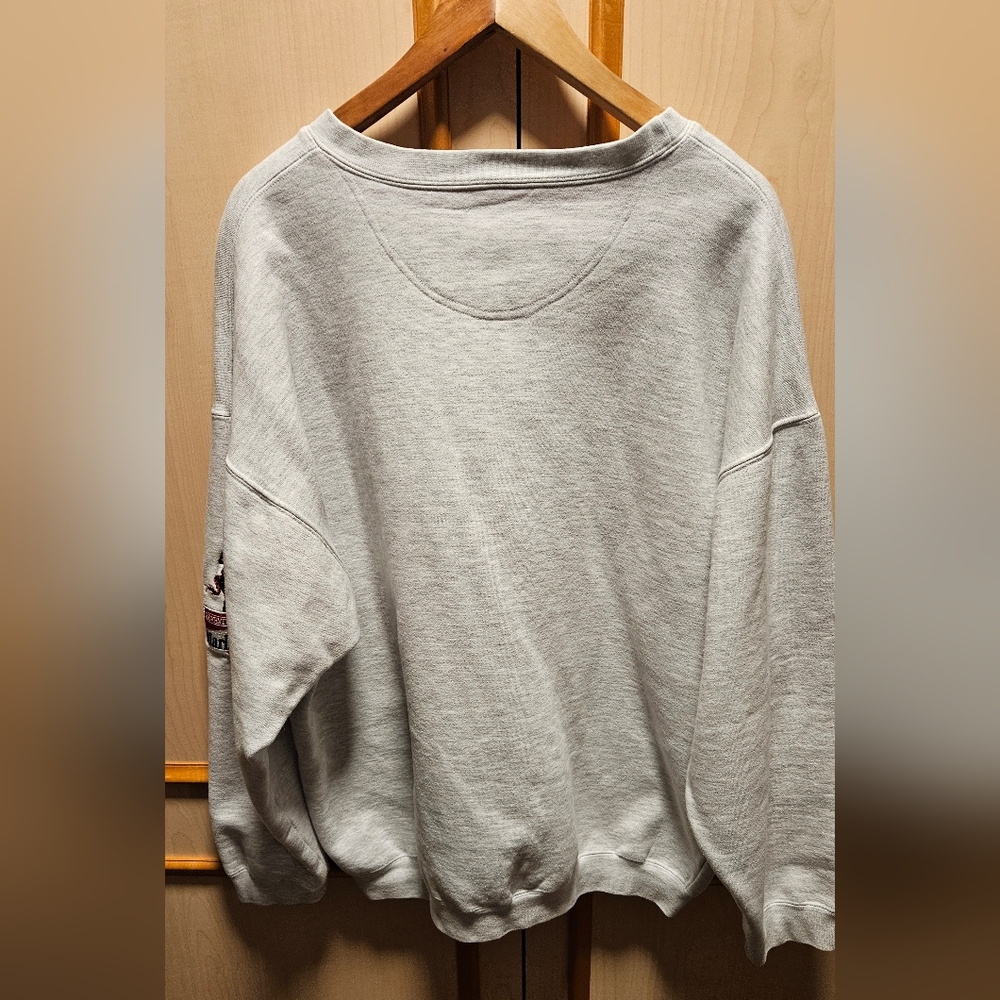 Vintage 90s Marlboro Adventure Team Gecko Lizard Sleeve Crewneck Sweatshirt Sz L - Picture 4 of 4